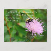 Wildblume Postkarte (Vorderseite)