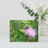 Wildblume Postkarte (Stehend Vorderseite)