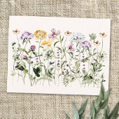 Wildblume Postkarte