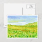 Wildblume Postkarte (Vorne/Hinten)