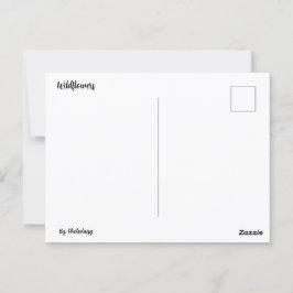 Wildblume Postkarte