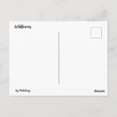 Wildblume Postkarte (Rückseite)