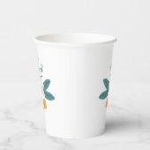 Wildblume Posy Paper Cups Pappbecher (Rechts)