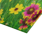 Wildblume Prairie Schneidebrett (Ecke)