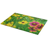 Wildblume Prairie Schneidebrett (Ecke)