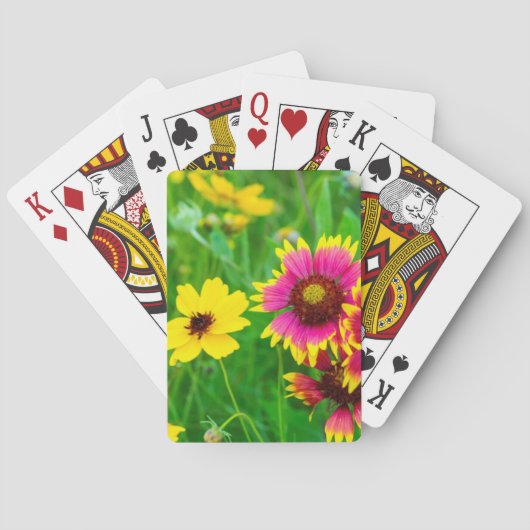 Wildblume Prairie Spielkarten (Rückseite)