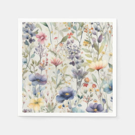 Wildblume Print Napkins Serviette
