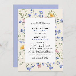 Wildblume QR-Code für Wasserfarben Einzelheiten UA Einladung