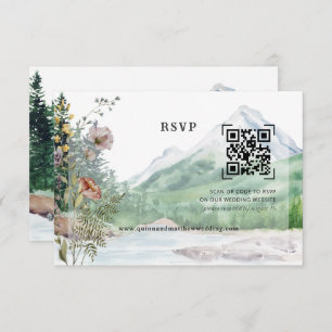Wildblume QR Code Wedding RSVP