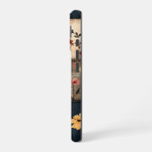 Wildblume Quilt - Kerntelefonfall iPhone 16 Hülle (Linke Seite)