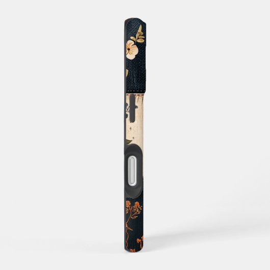 Wildblume Quilt - Kerntelefonfall iPhone 16 Hülle (Rechte Seite)