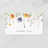 Wildblume Rabattkarte (Vorderseite)