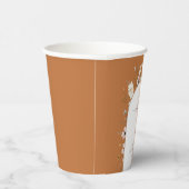 Wildblume Rahmen Babydusche Papiertücher Pappbecher (Rechts)