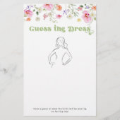 Wildblume Raten Sie das Brautparty-Spiel (Vorderseite)