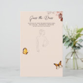 Wildblume Raten Sie das Dress Brautparty Game (Stehend Vorderseite)