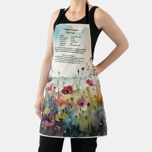 Wildblume "Recipe keepake" Schürze (InSitu)