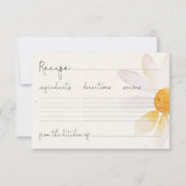 Wildblume-Rezeptorkarte (Vorderseite)