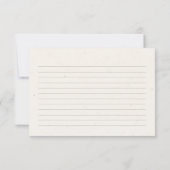 Wildblume-Rezeptorkarte (Rückseite)