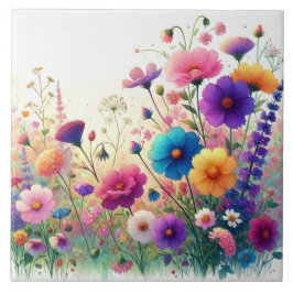 Wildblume Rhapsody Fliese