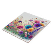 Wildblume Rhapsody Fliese (Seite)