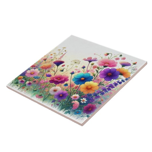 Wildblume Rhapsody Fliese (Seite)