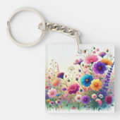 Wildblume Rhapsody Schlüsselanhänger (Vorderseite)