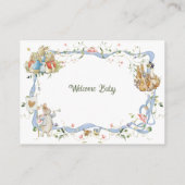 Wildblume Ribbon Peter der Kaninchen Buchanfrage Begleitkarte (Rückseite)