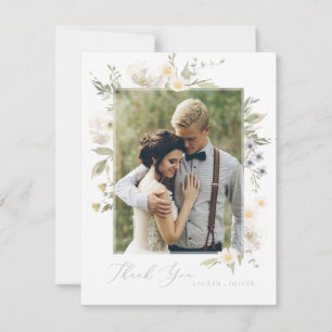 Wildblume Romance Danke-Card Dankeskarte