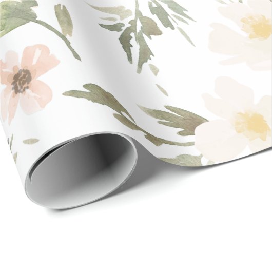 Wildblume Romance Geschenkpapier (Rolleneckpunkt)