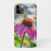 Wildblume Rosa Blume Art Phone Case (Rückseite)