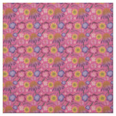 Wildblume Rosa Blumenmuster Stoff (Muster)