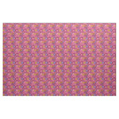 Wildblume Rosa Blumenmuster Stoff (Fat Quarter (45,7 x 55,9 cm))