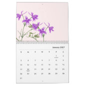 Wildblume Rosa Nordens Kalender (Jan 2027)