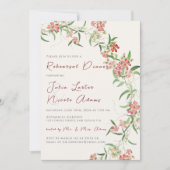 Wildblume Rose Frühjahrstagung Probe Einladung (Vorderseite)