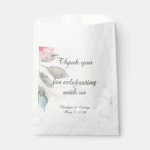 Wildblume Rose Hochzeitsfeier Geschenktütchen (Vorderseite)