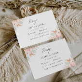 Wildblume RSVP Card Hochzeitvorlage