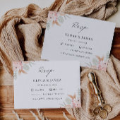 Wildblume RSVP Card Hochzeitvorlage