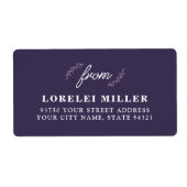 Wildblume-Rückgabezeichen (Vorne)