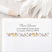 Wildblume Rücksendeadresse (Insitu)