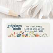 Wildblume-Rücksendeadresse (Insitu)