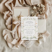Wildblume Rustic Boho Floral Wedding Einladung