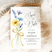 Wildblume Rustic Boho Garden Elegante Hochzeit Save The Date