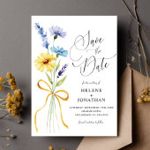 Wildblume Rustic Boho Garden Elegante Hochzeit Save The Date