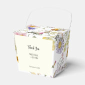 Wildblume Rustic Boho Wedding Geschenkschachtel (Vorderseite)