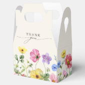 Wildblume Rustic Chic Floral Boho Country Wedding Geschenkschachtel (Geöffnet)