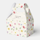 Wildblume Rustic Chic Floral Boho Country Wedding Geschenkschachtel (Vorderseite)