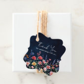 Wildblume Rustic Country Boho Floral Vielen Dank Geschenkanhänger (Beispiel)