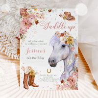 Wildblume Rustic Horse Cowgirl Geburtstagsparty