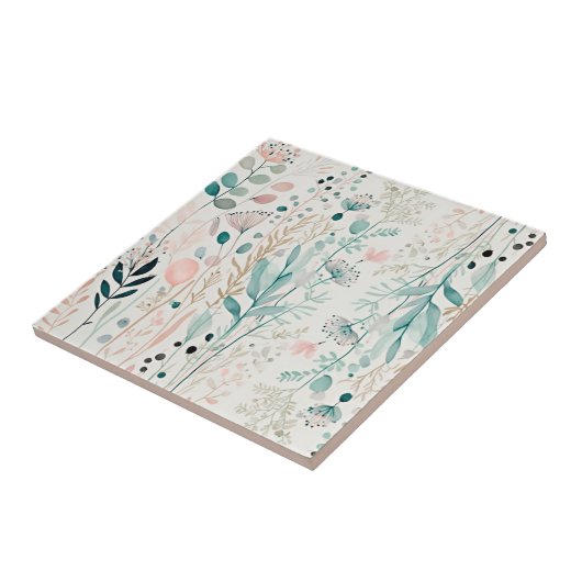 Wildblume rustikal fliese (Seite)