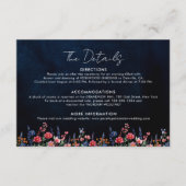 Wildblume Rustikale Boho Blumenseväter Begleitkarte (Vorderseite)